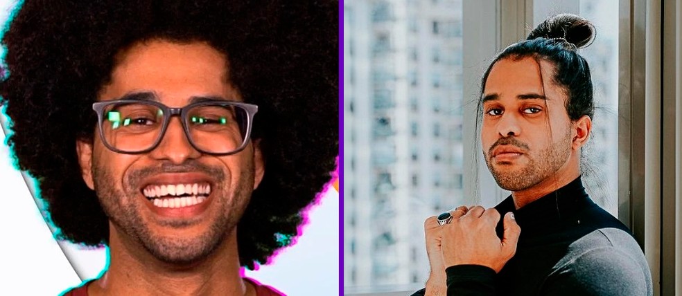 Luciano foi o primeiro eliminado do BBB 22 — Foto: Reprodução/TV Globo/ Redes Sociais