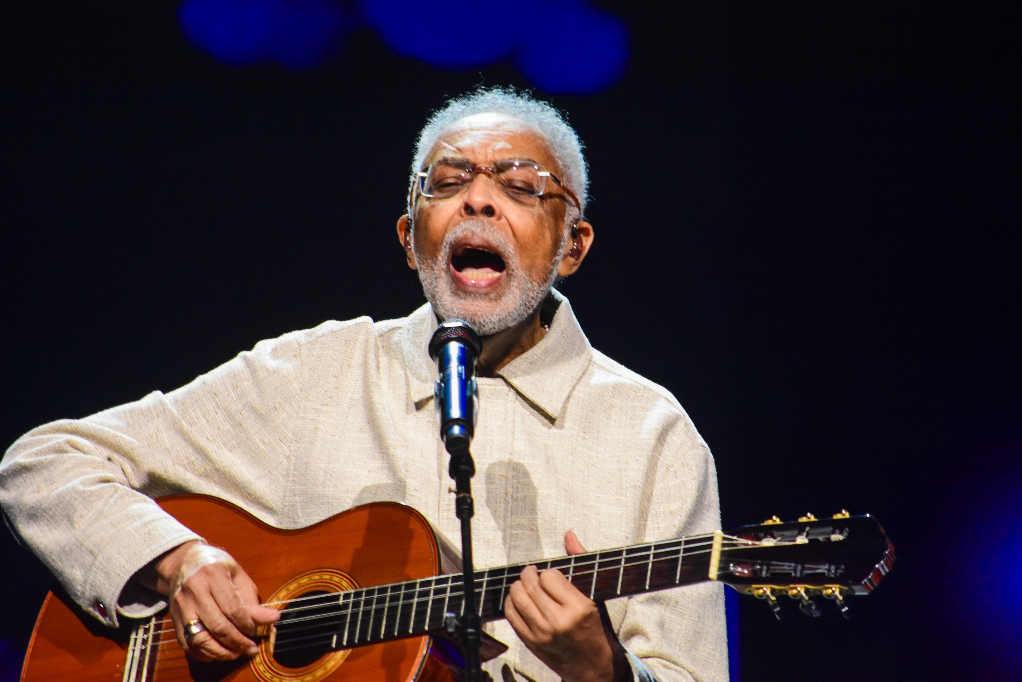 Gilberto Gil fala de ativismo ambiental durante o Global Citizen Amazônia: 'Vai ter que ser até o fim da vida'