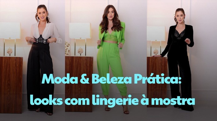 Lingerie: inspire-se nas famosas e veja como usar a roupa íntima em looks  para o dia a dia, Moda & Beleza