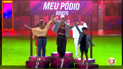 Sincerão BBB 26: participantes montam novo pódio e apontam quem não ganha