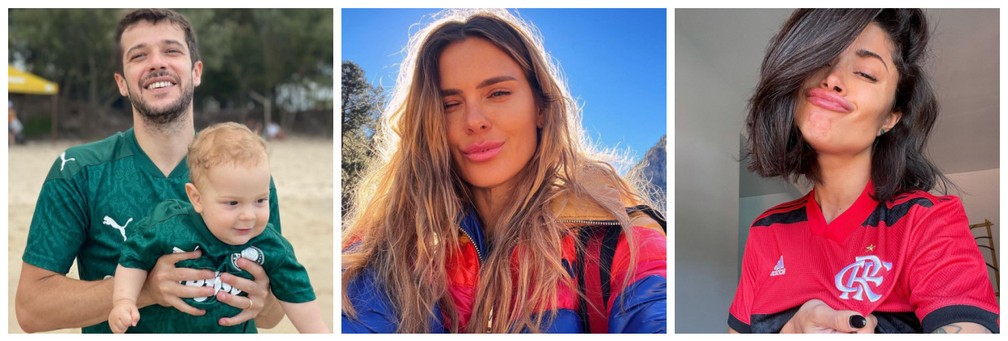 Famosos se unem em apoio a Flamengo e Palmeiras na final da Libertadores