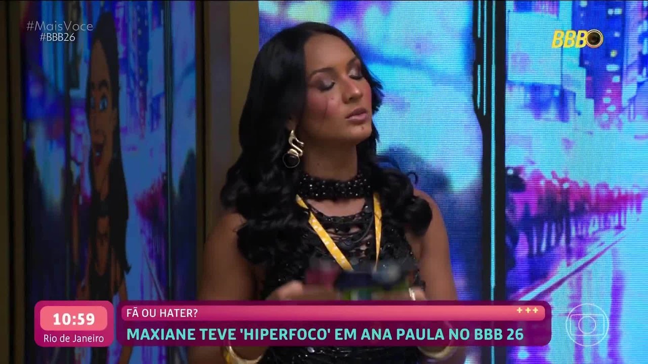 Maxiane fala sobre imitar Ana Paula Renault no BBB 26: 'A gente usa do deboche igual'