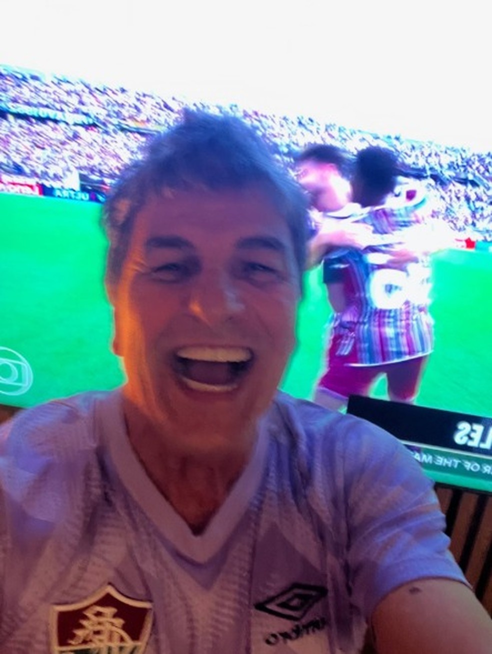 Evandro Mesquita comemora — Foto: Reprodução/Instagram