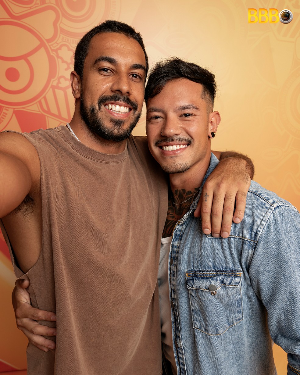 Maike e Gabriel são amigos — Foto: gshow