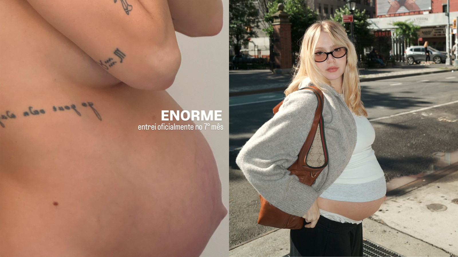 Grávida, Isa Scherer mostra barrigão ao entrar no sétimo mês: 'Enorme'
