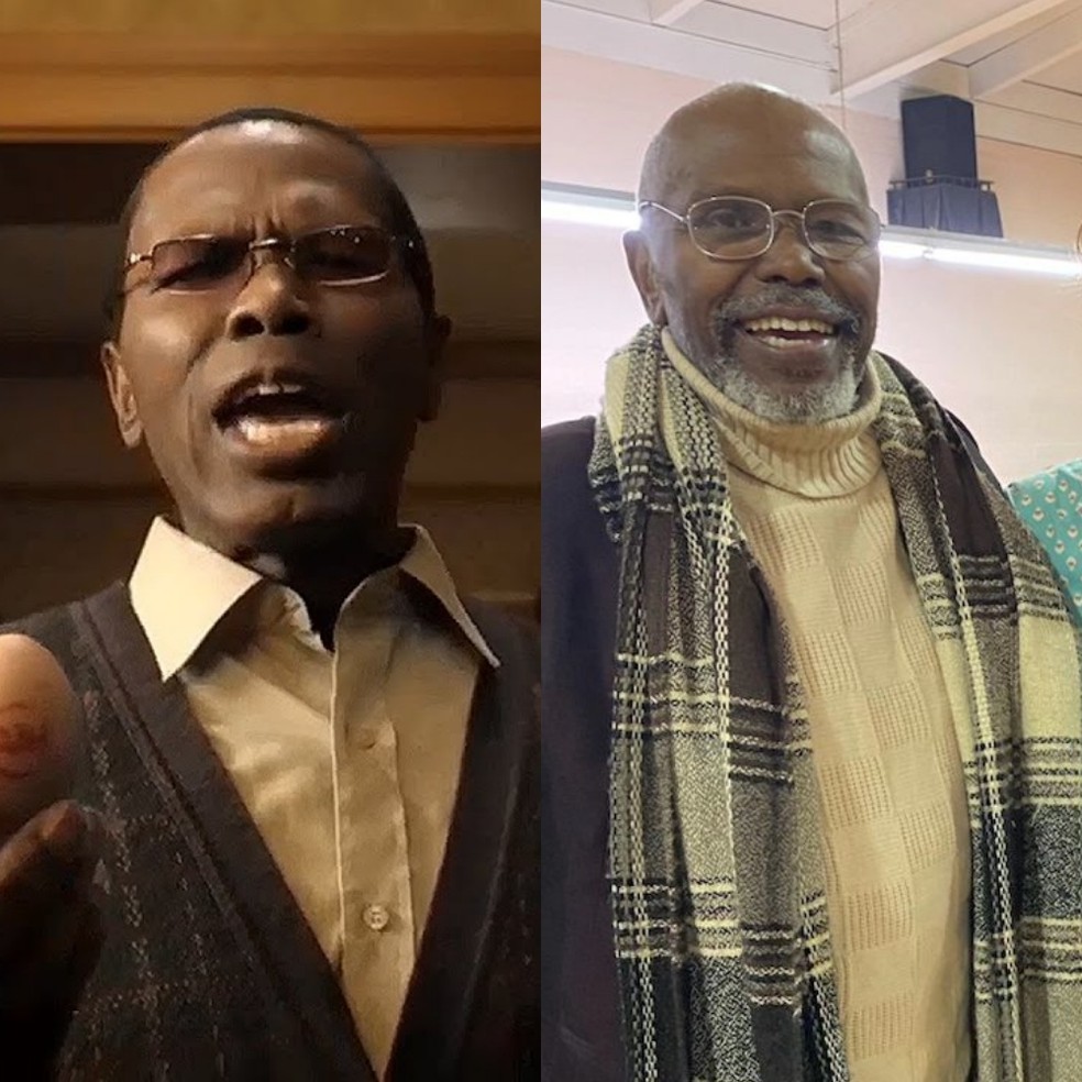 Antes e depois: Ernest Lee Thomas interpretou o Sr. Omar em 'Todo Mundo Odeia o Chris' — Foto: Reprodução/IMDb/Instagram