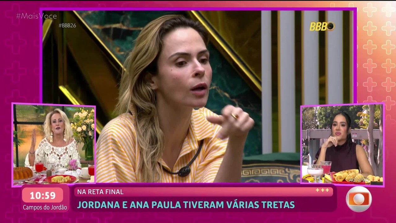 Jordana analisa relação com Ana Paula Renault: 'Respeitava muito'