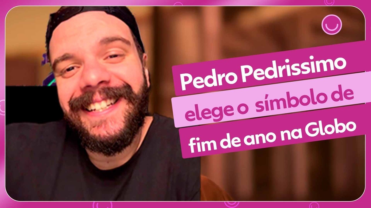 Pedro Pedrissimo desvenda qual é o maior símbolo de fim de ano na Globo; assista