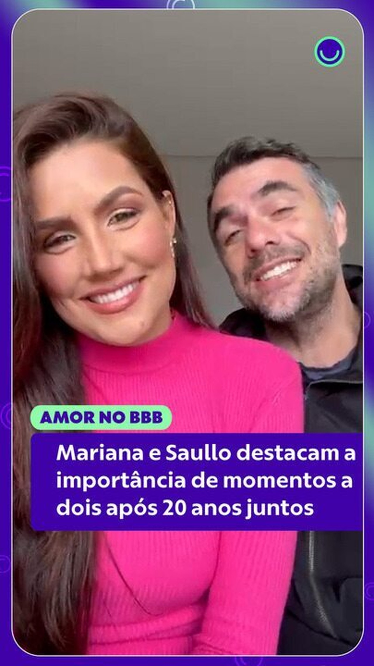 Mariana e Saullo, do BBB 6, revelam como mantêm relacionamento após 20 anos