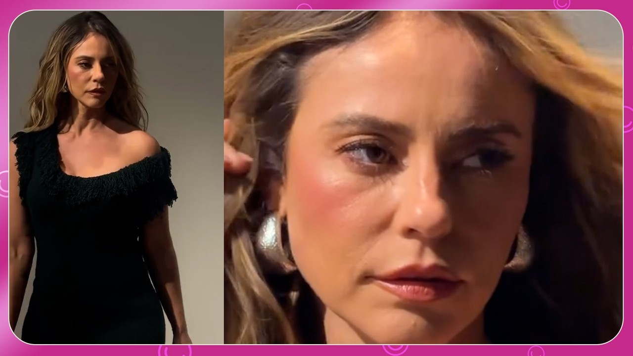 Paolla Oliveira posa de vestido curtinho e arranca elogios