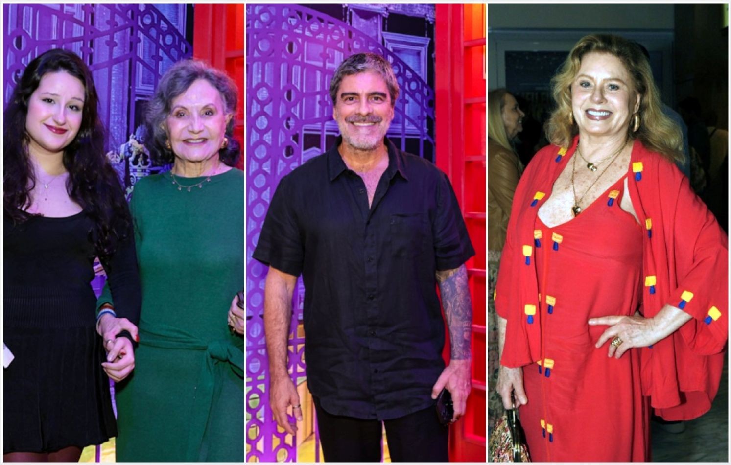 Rosamaria Murtinho, Junno e mais famosos na pré-estreia de musical sobre a princesa Diana, no Rio