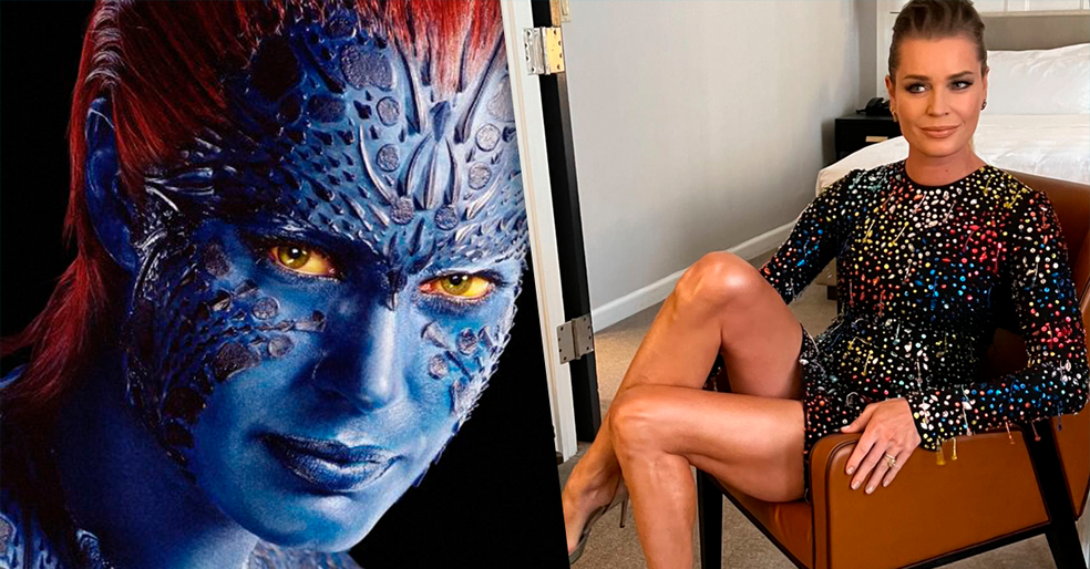 Rebecca Romijn na primeira trilogia 'X-Men' — Foto: IMDB/Instagram