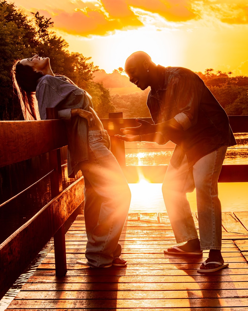 Thiaguinho escreveu textão em homenagem à gravidez de Carol Peixinho — Foto: Reprodução/Instagram