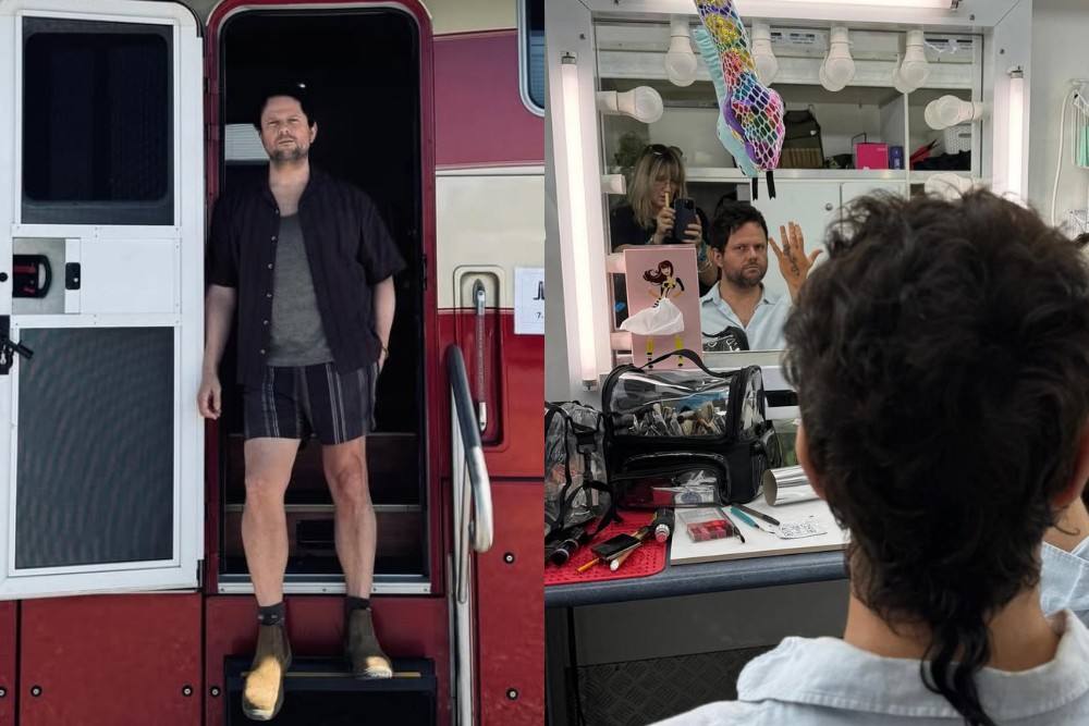 Selton Mello compartilha novas imagens dos bastidores de Anaconda