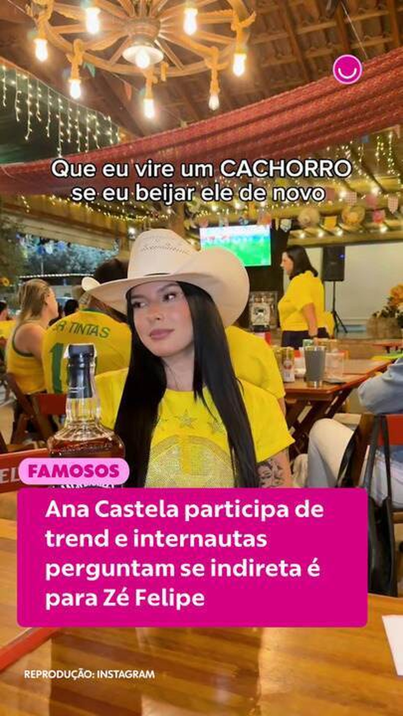 Ana Castela provoca com vídeo e fãs especulam sobre Zé Felipe