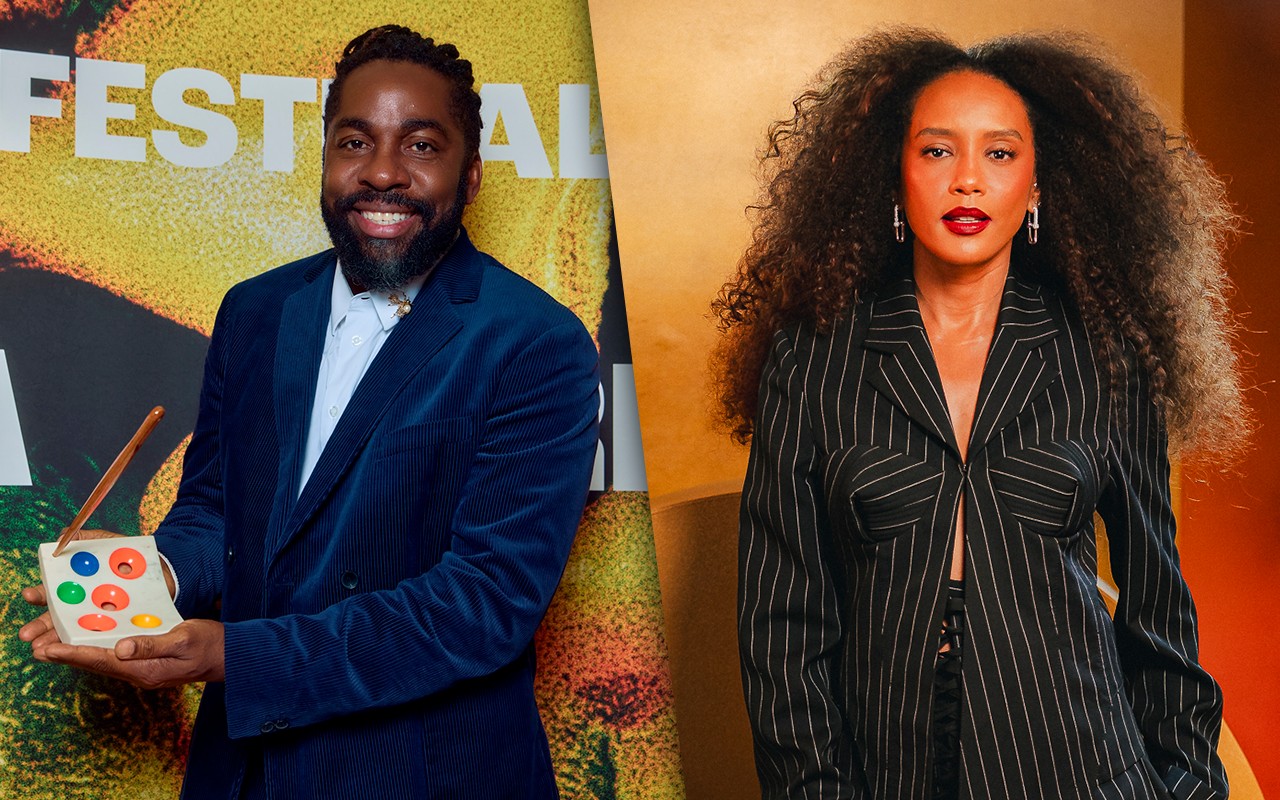 Lázaro Ramos se declara a Taís Araujo durante homenagem recebida no Festival de Cinema Brasileiro de Paris: 'Mulher da minha vida'