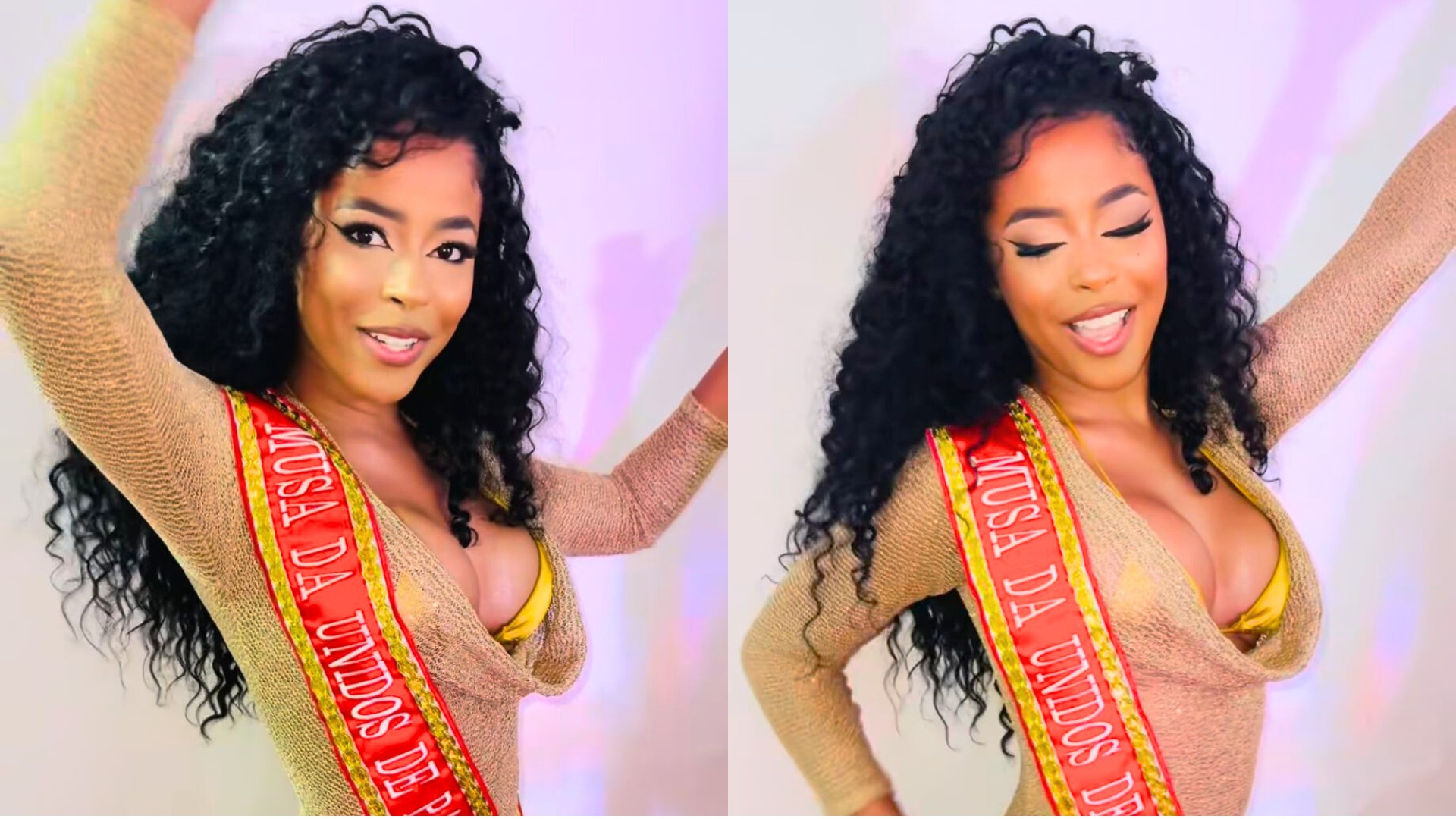 Lorena Maria é apresentada como musa da Unidos de Padre Miguel: 'Mamãe deu o nome?'