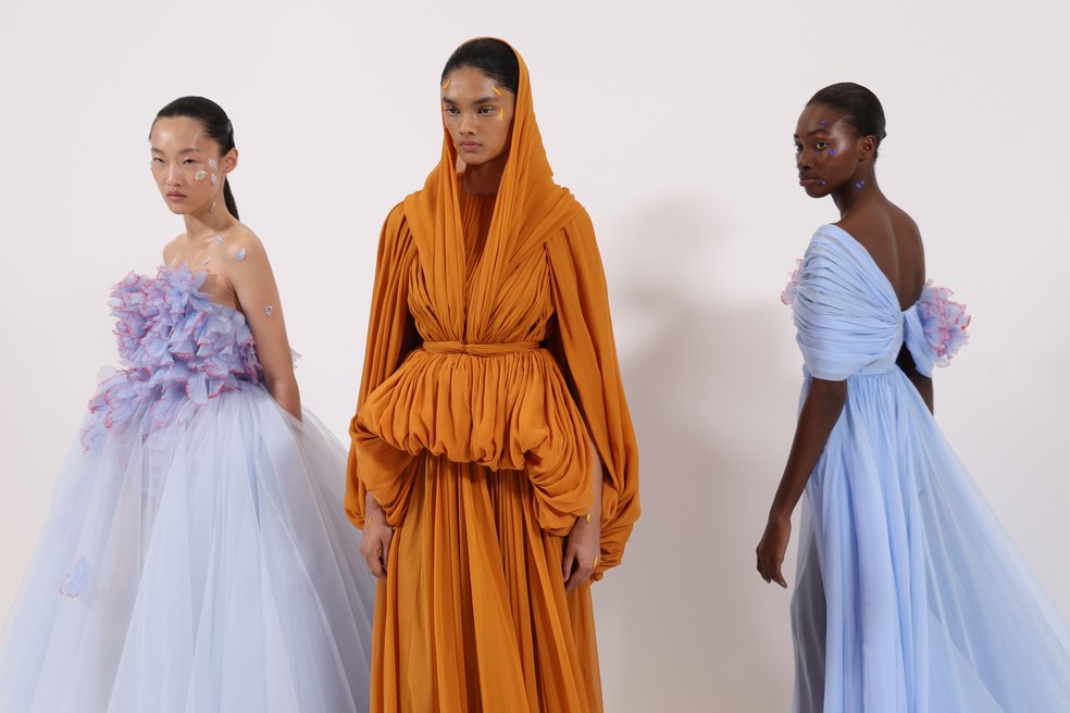 Desfile de Giambattista Valli na semana de alta-costura de Paris — Foto: Vittorio Zunino Celotto/Getty Images