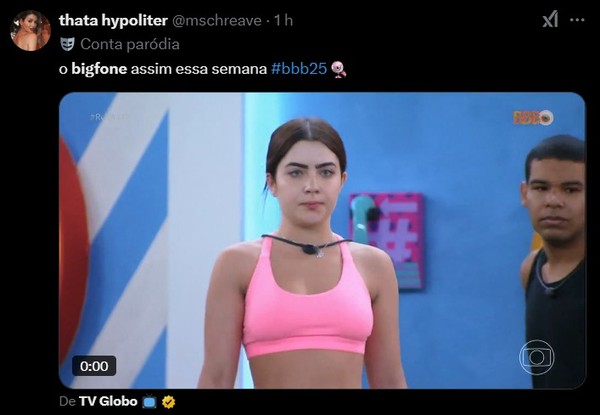 Din&acirc;mica do Big Fone faz o p&uacute;blico lembrar de embate hist&oacute;rico: 'Homenagem  &agrave; Jade Picon' | fora da casa | gshow