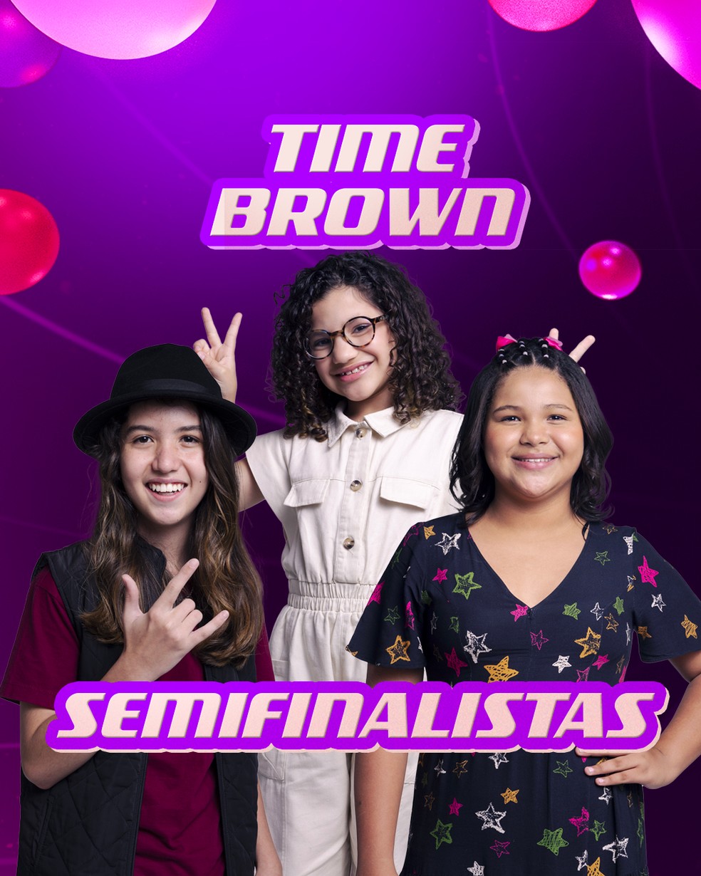 Vozes do Time Brown para a Semifinal do The Voice Kids — Foto: gshow
