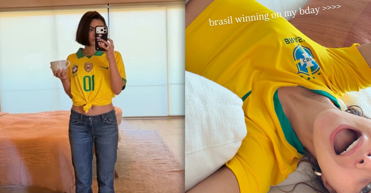 Filha de pais brasileiros, Camila Mendes celebra vitória do Brasil no seu aniversário