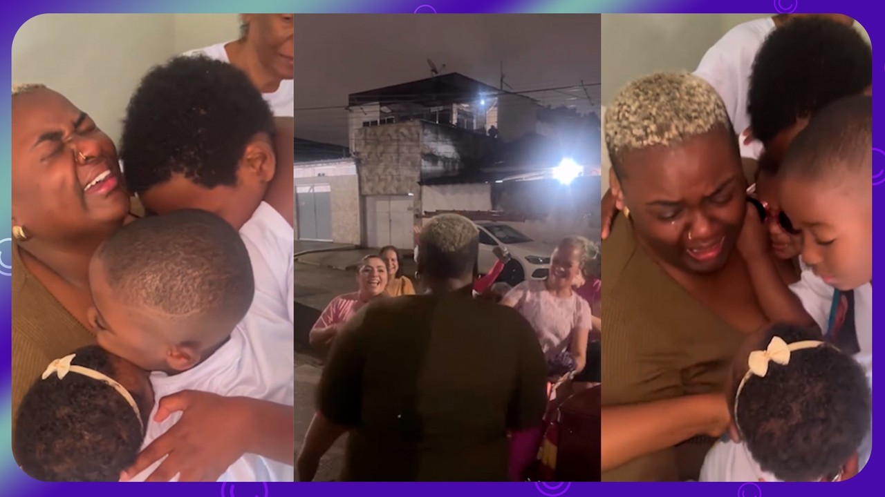 Thainá Gonçalves, campeã do Estrela da Casa, tem reencontro emocionante com os filhos: confira!