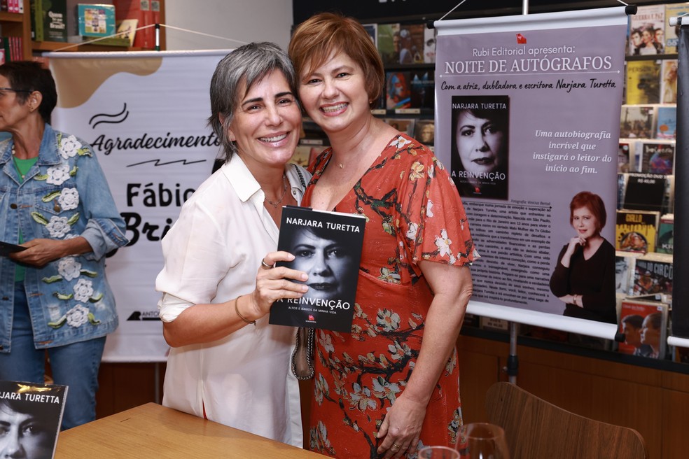 Glória Pires e Narjara Turetta — Foto: Brazil News/Roberto Filho