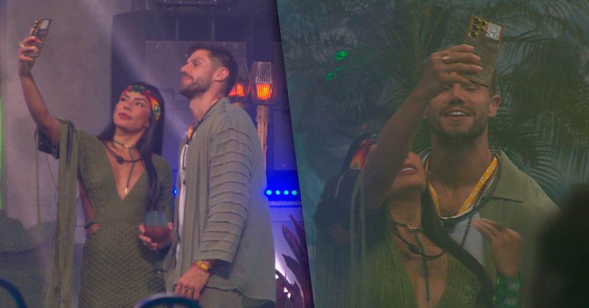 Jonas Sulzbach e Marciele cantam 'Medo Bobo' durante Festa, e público comenta: 'Hoje sai o beijo'