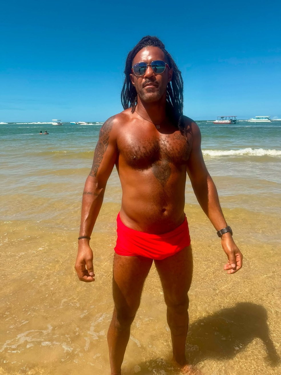 Vitor Moraes abre álbum de viagem com Milton Cunha para Maceió, no Alagoas — Foto: Reprodução/Instagram