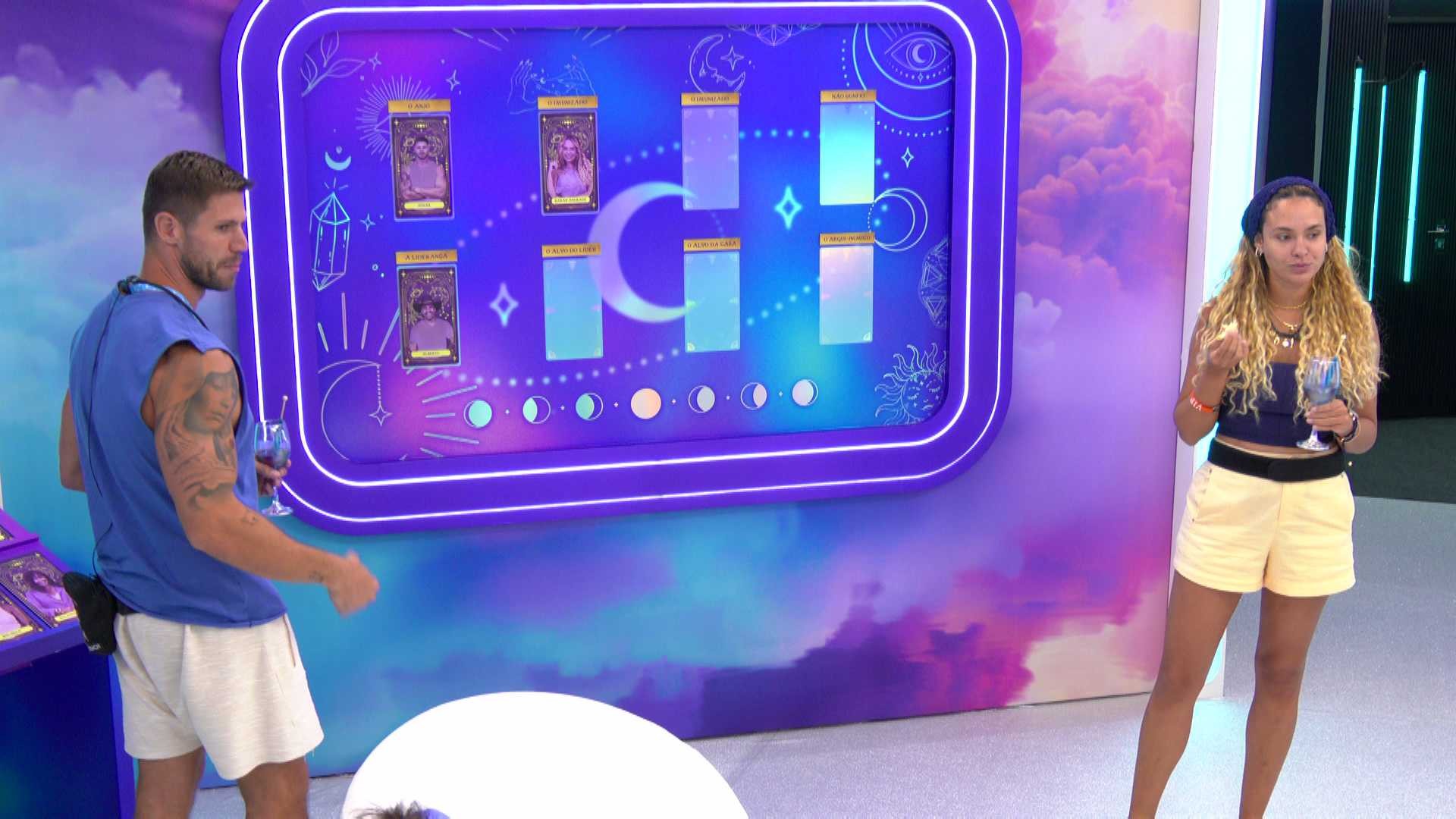 No Presente do Anjo, Jonas Sulzbach diz que pretende imunizar Sarah Andrade: 'Todo mundo já sabe'