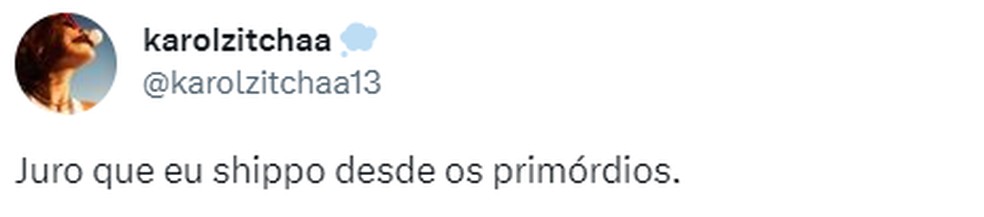 Fãs shippam Sabrina Sato e João Vicente juntos — Foto: Twitter