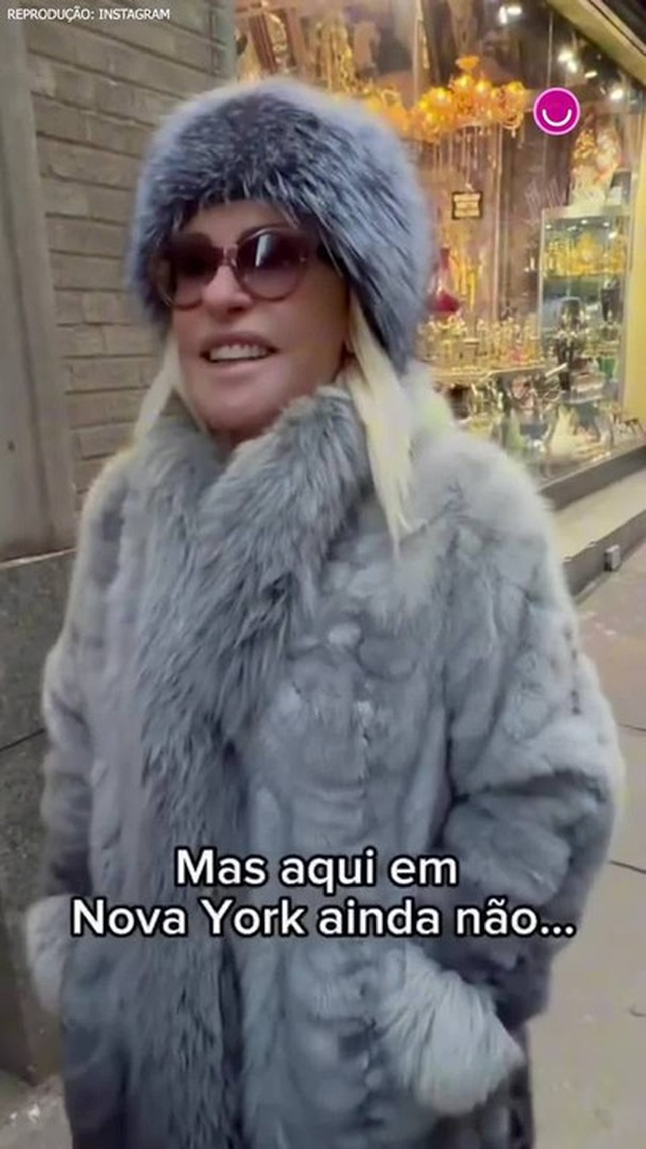 Ana Maria Braga curte o Ano Novo em Nova York : 'Um ano de muita sorte, alegria e boas energias para todos'