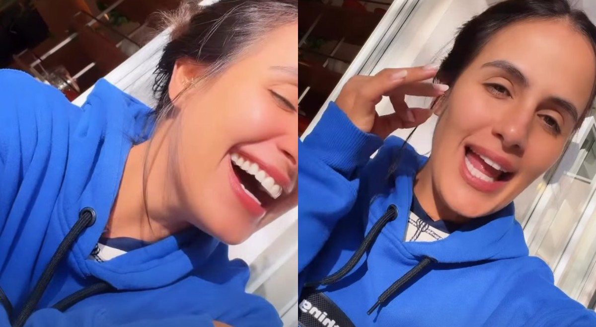 Carol Peixinho celebra noite de oito horas de sono seguidas nove meses após o nascimento do filho