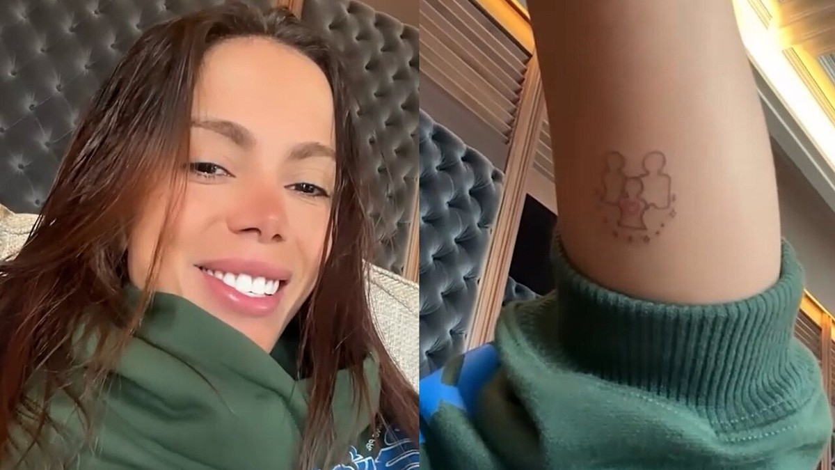 Anitta mostra nova tatuagem e explica significado