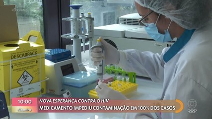 Medicamento impede contaminação pelo HIV em 100% dos casos