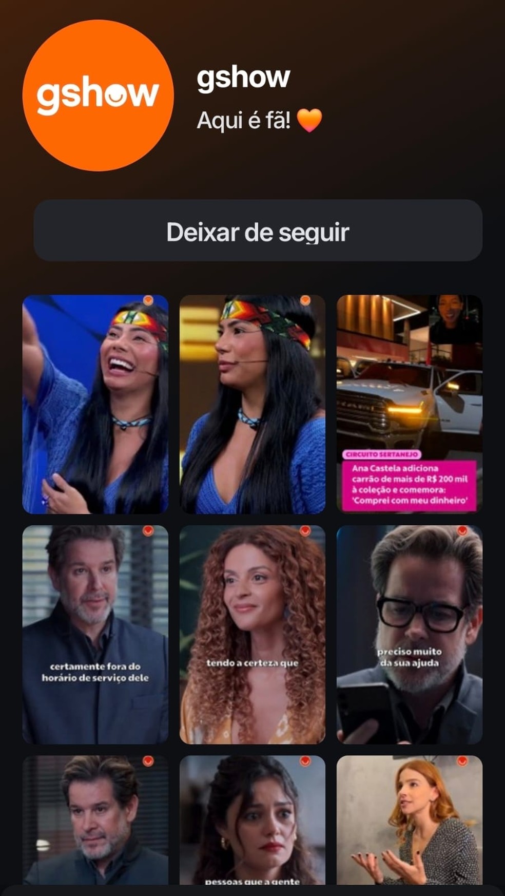 gshow no Globopop — Foto: Reprodução