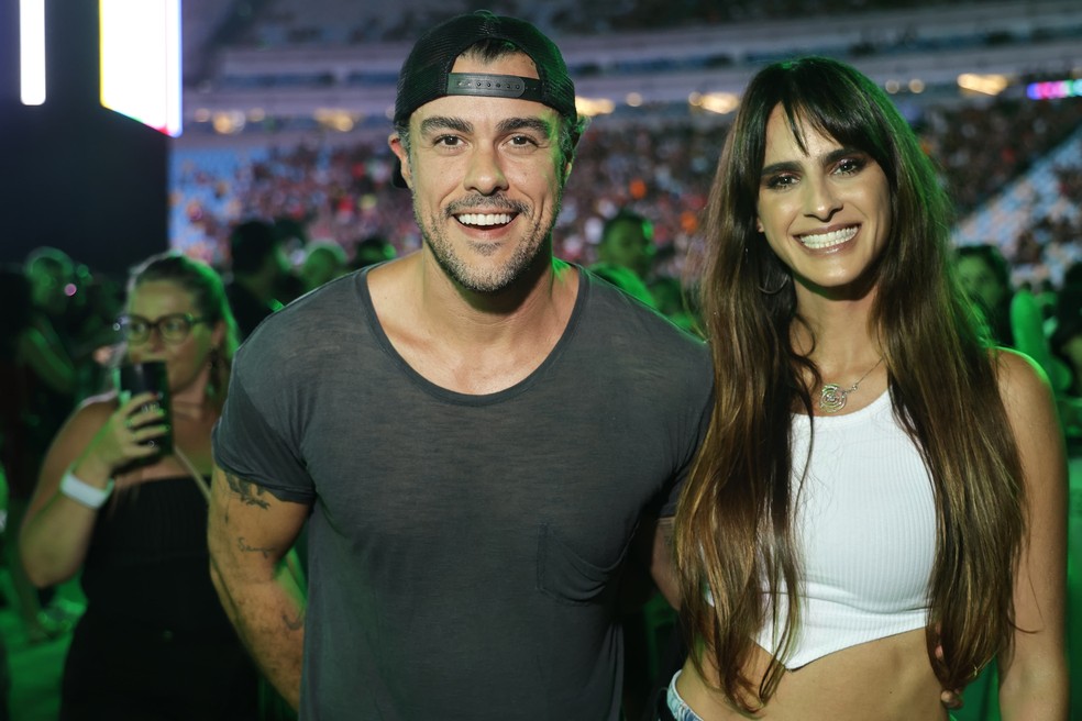 Joaquim Lopes e esposa em Ivete 3.0 — Foto: Marcos Serra Lima/gshow