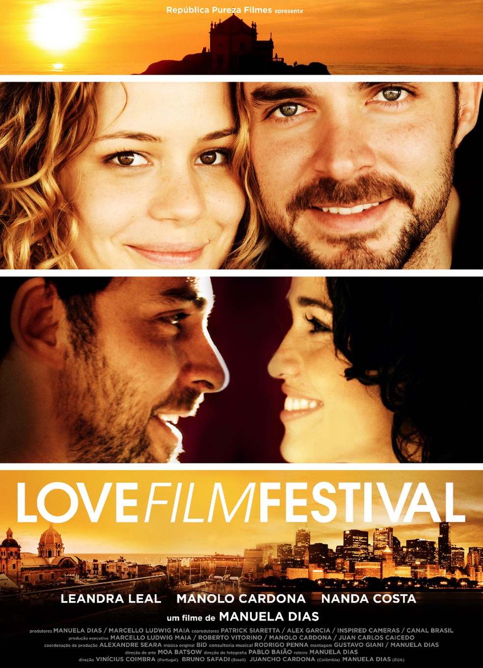 Leandra Leal, Manolo Cardona e Nanda Costa estrelam o longa 'Love