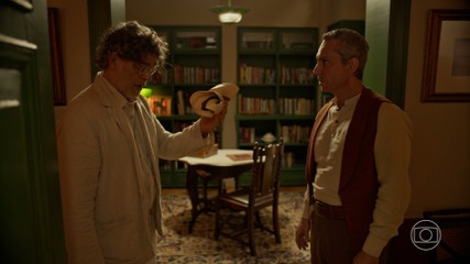 Seu Tico Leonel fica surpreso ao saber da sociedade de Ariosto e Zefa