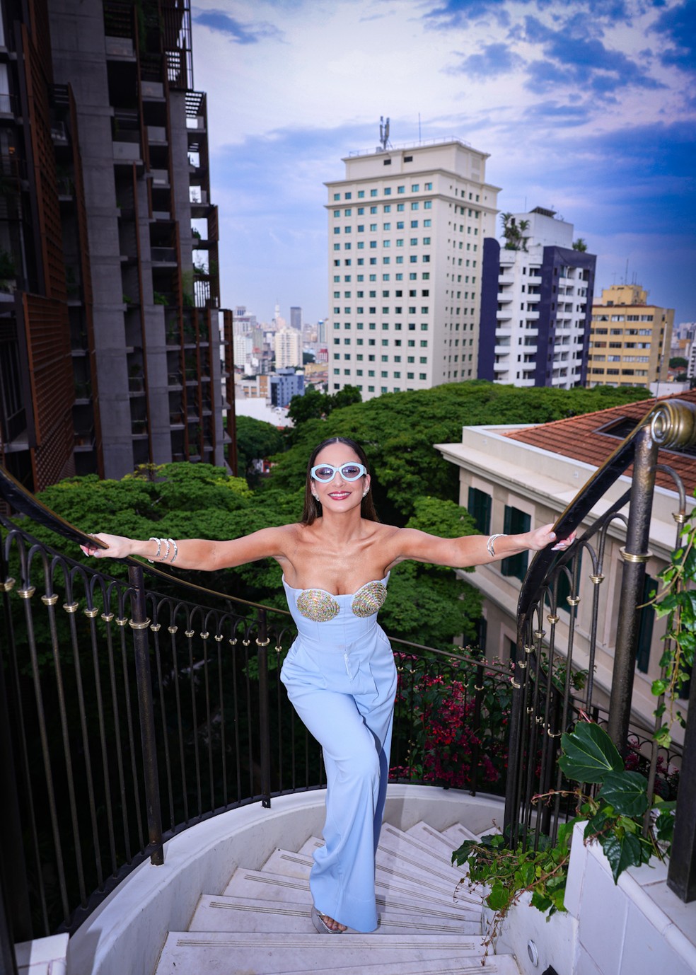 Claudia Leitte lança música em São Paulo — Foto: BrazilNews