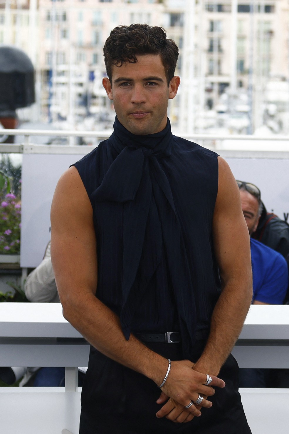 Jason Fernández, de 'Extrana Forma de Vida', no Festival de Cannes 2023 — Foto: REUTERS/Gonzalo Fuentes