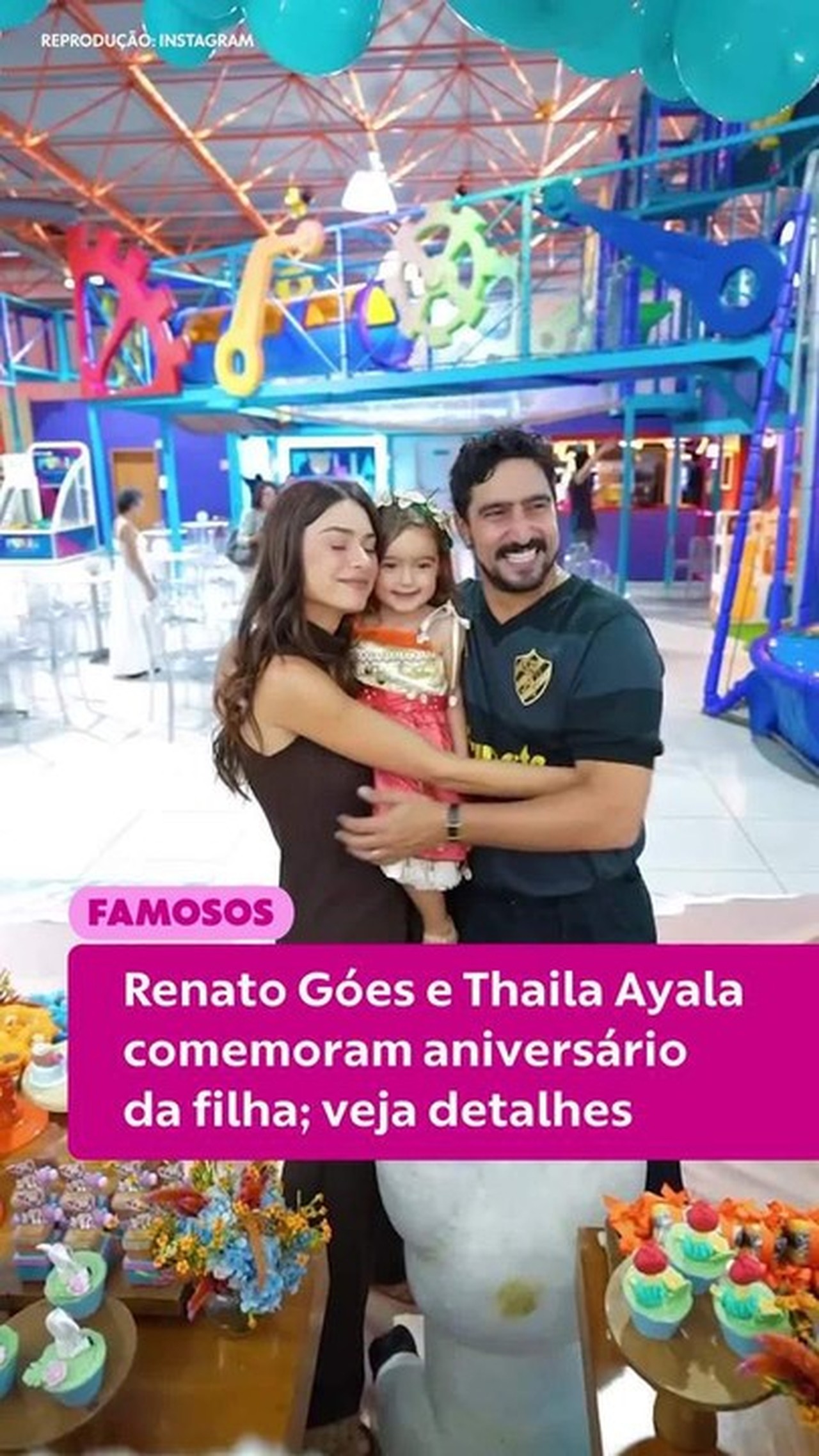 Renato Góes e Thaila Ayala se emocionam ao relembrar o aniversário da filha