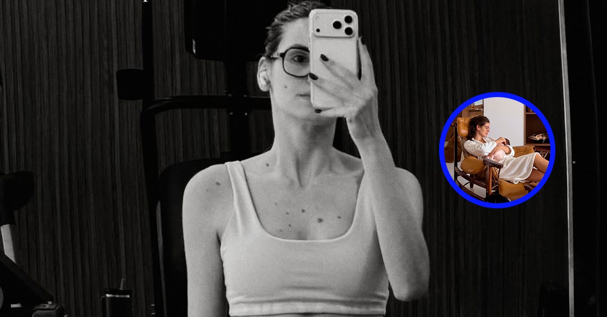 Camila Queiroz desabafa após voltar à rotina de treinos em meio à amamentação: 'Corpo está cansado'
