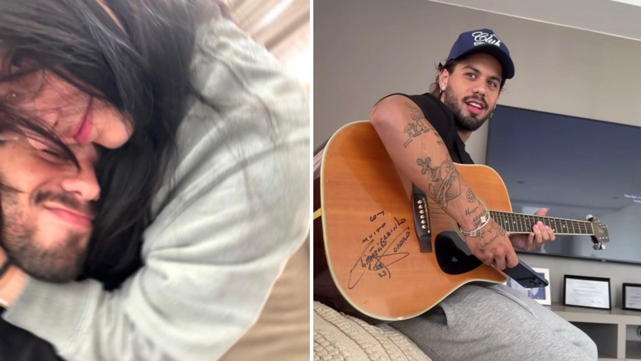 Ana Castela amanhece com Zé Felipe e avisa: 'Estou levando para academia'