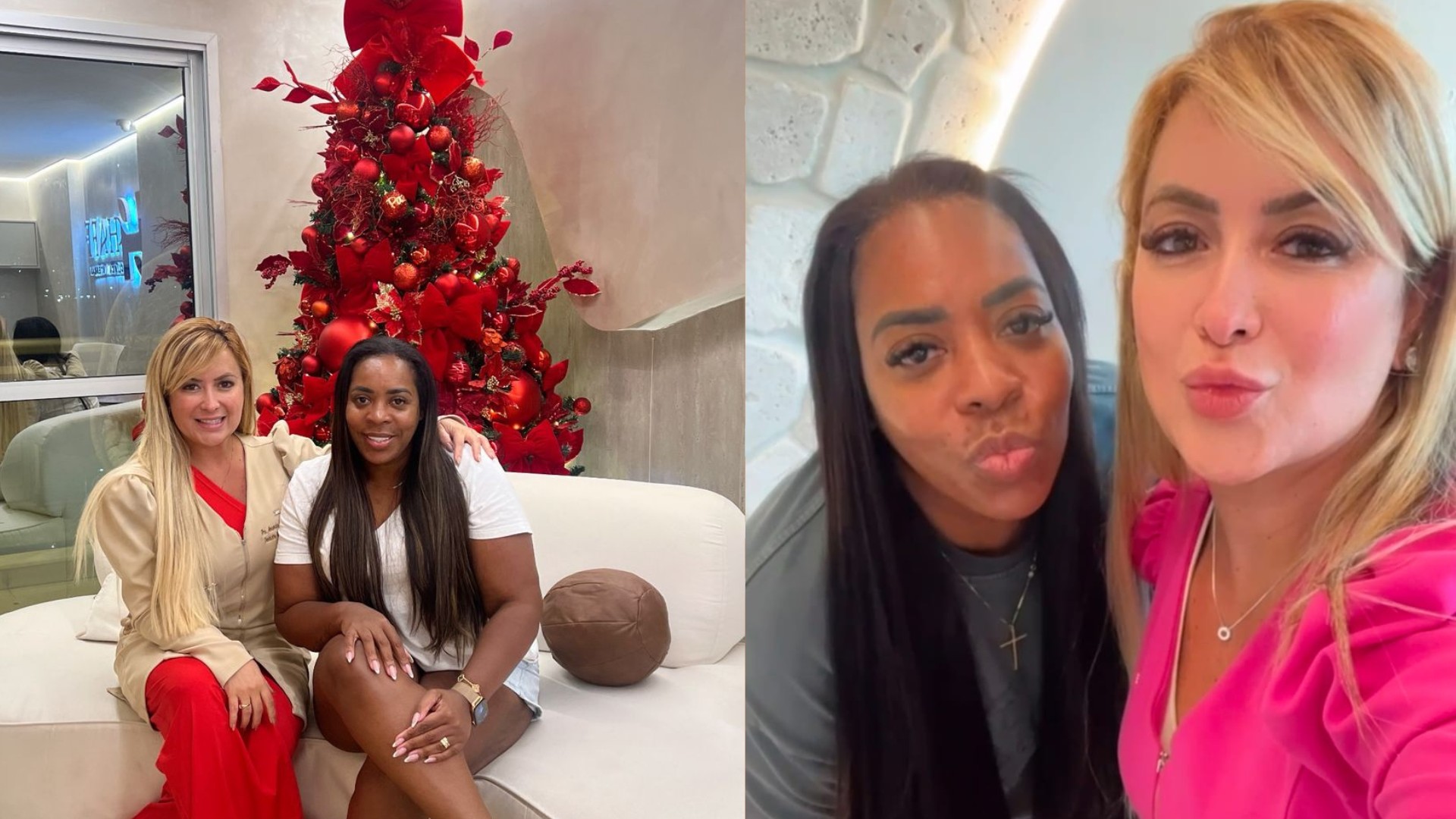 Mãe de Vini Jr. muda o visual para prestigiar Virginia como Rainha da Grande Rio