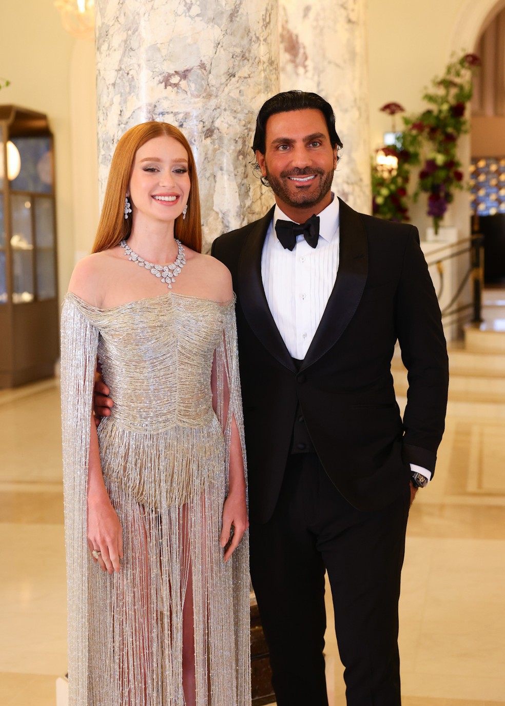Marina Ruy Barbosa e Abdul Fares — Foto: Brazil News/Manu Scarpa
