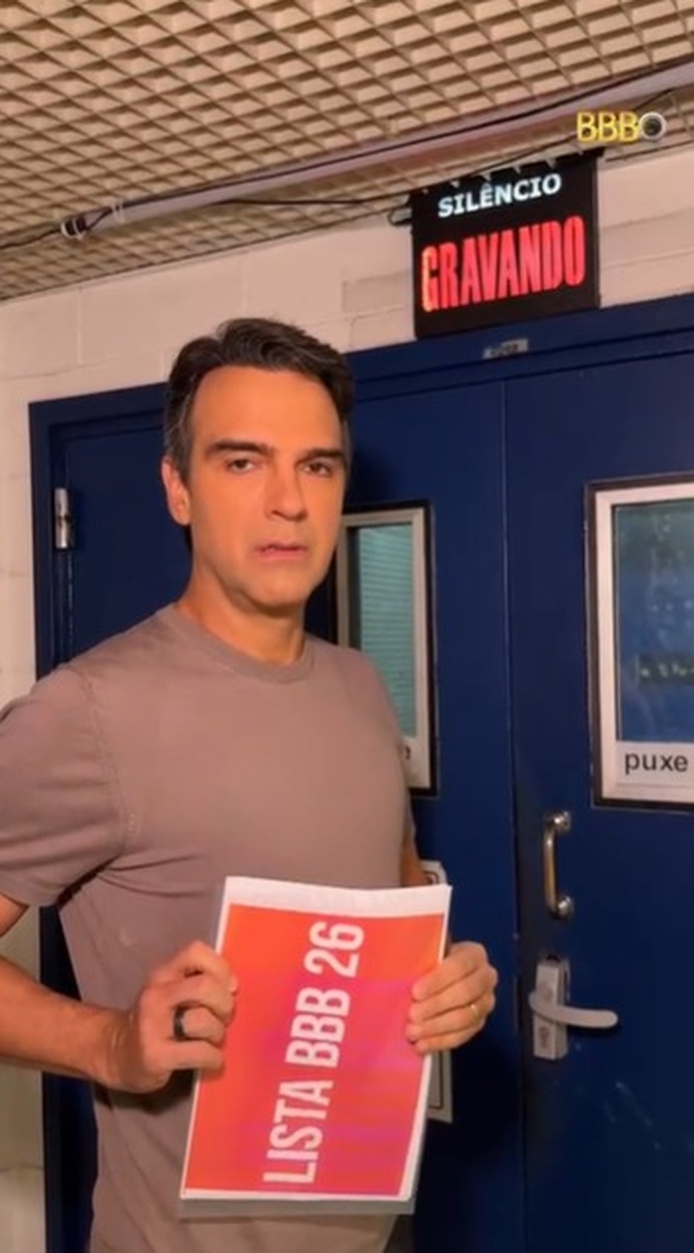 Tadeu Schmidt sobre lista de participantes do BBB 26: 'Muita gente