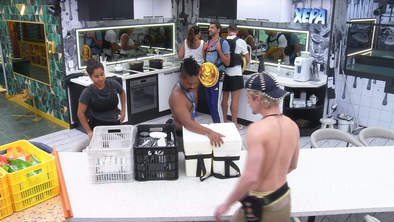 Após o Tá Com Nada, brothers do BBB 26 recuperam alimentos e recebem compras