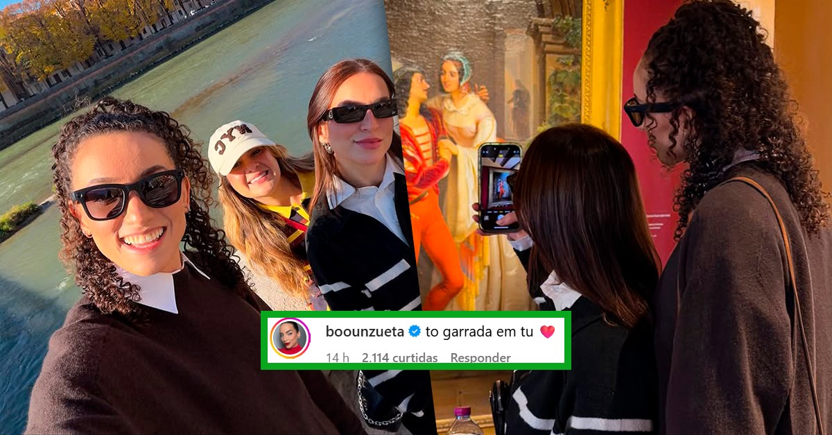 Gabi Guimarães e Bruna Unzueta postam em clima de romance na Itália: 'Garrada em tu'