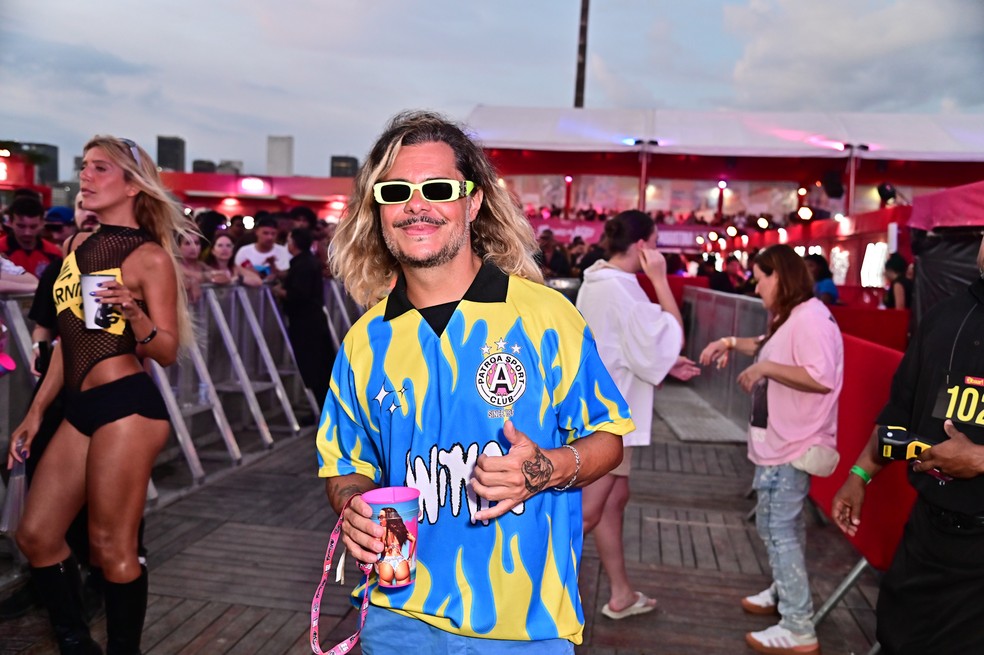 Marcus Majella curte show da Anitta no Rio de Janeiro — Foto: Marcelo Sá Barretto/Agnews